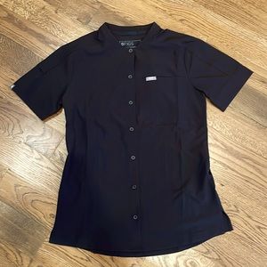 Brand new figs scrub top. Button up. Size extra small